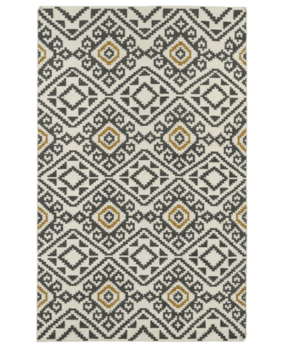 Kaleen Nomad Nom05-38 Charcoal 2' X 3' Area Rug In Gray