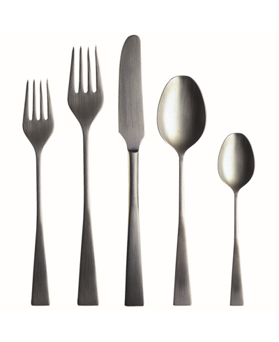 Mepra Italia Flatware Set, 5 Pieces In Silver-tone