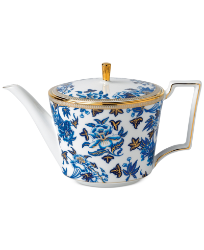 Wedgwood Hibiscus Teapot In White