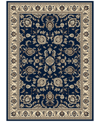 Km Home Closeout!  Pesaro Sarouk 7'9" X 11' Area Rug In Blue