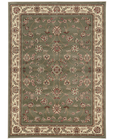 Km Home Closeout!  Pesaro Isfahan Sage 2'2" X 7'7" Runner Area Rug In Sage Green