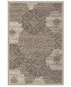 Km Home Closeout!  Teramo Intrigue 3' 3" X 4' 11" Area Rug In Tan/beige