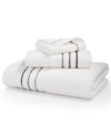HOTEL COLLECTION ULTIMATE MICRO COTTON BORDERLINE 13" X 13" WASHCLOTH, CREATED FOR MACY'S BEDDING