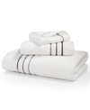 Hotel Collection Ultimate Micro Cotton Borderline 13" X 13" Washcloth, Created For Macy's Bedding In Gray