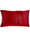 Charter Club Damask 100% Supima Cotton 550 Thread Count Pillowcase Pair, Standard, Created For Macy's Bedding In Red