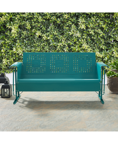 Crosley Bates Sofa Glider In Blue