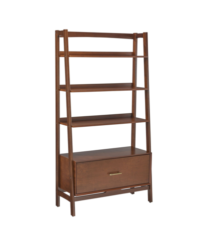 Crosley Landon Large Etagere In Brown