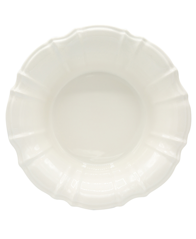 Euro Ceramica Chloe Salad Bowl In White