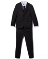 Perry Ellis Toddler Boy's 5-piece Shirt, Tie, Jacket, Vest And Pants Solid Suit Set In Gray
