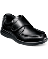 Nunn Bush Men's Cam-strap Moc-toe Lightweight Loafers Men's Shoes In Black