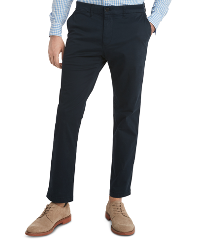 Tommy Hilfiger Men's Th Flex Stretch Slim-fit Chino Pants, Created For Macy's In Vintage Indigo