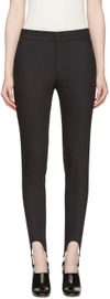 HELMUT LANG Black Stirrup Trousers