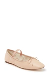 Loeffler Randall Leonie Leather Ballet Flats In Pink