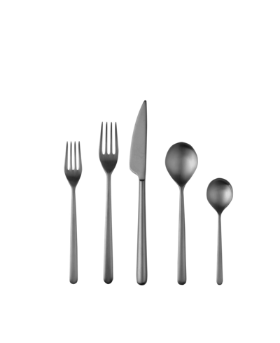 Mepra Linea Flatware Set, 20 Pieces In Silver-tone