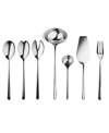 Mepra Linea Ice 7-piece Full Flatware Serving Set In Silver
