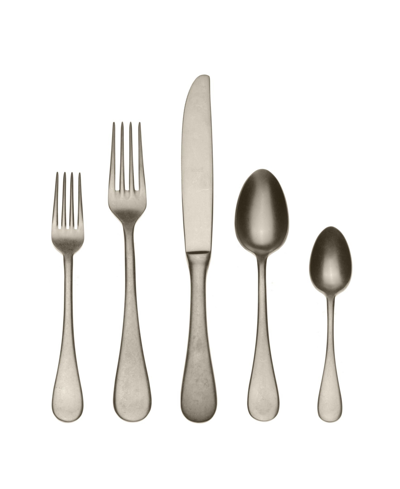 Mepra Michelangelo Flatware Set, 20 Pieces In Silver-tone