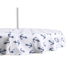 DESIGN IMPORTS ANCHORS PRINT OUTDOOR TABLECLOTH WITH ZIPPER, 60" ROUND