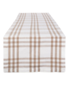 DESIGN IMPORTS FARM TO TABLE CHECK TABLE RUNNER, 14" X 72"
