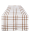 Design Imports Farm To Table Check Table Runner, 14" X 72" In Multi