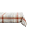 Design Imports Thanksgiving Cozy Picnic, Plaid Tablecloth, 52" X 52" In Multi