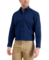 CLUB ROOM MEN'S REGULAR FIT COTTON PINPOINT DRESS SHIRT, CREATED FOR MACY'S