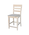 International Concepts Java Counter Height Stool In White