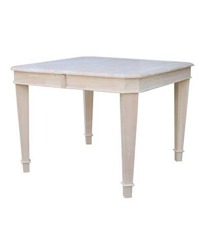 International Concepts Tuscany Butterfly Leaf Dining Table In Cream