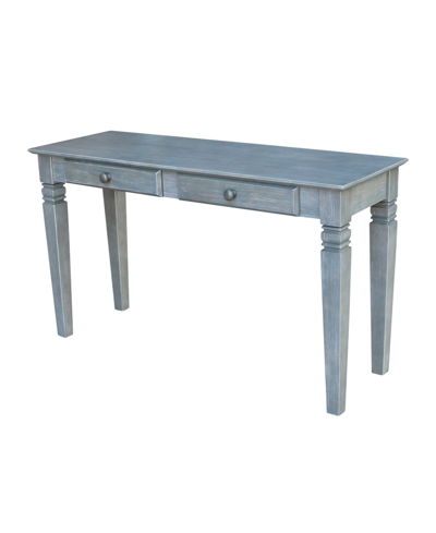 International Concepts Java Console Table With 2 Drawers In Gray