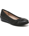 Lifestride Vivienne Pld Womens Slip On Comfort Ballet Flats In Gray