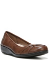 Lifestride Loyal Womens Slip On Casual Flats In Brown