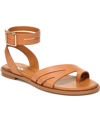 Franco Sarto L-greene Womens Strappy Synthetic Gladiator Sandals In Brown