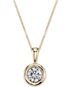 SIRENA ENERGY DIAMOND PENDANT NECKLACE (1/5 CT. T.W.) IN 14K GOLD, WHITE GOLD OR ROSE GOLD