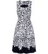 OSCAR DE LA RENTA PRINTED COTTON DRESS,P00255549