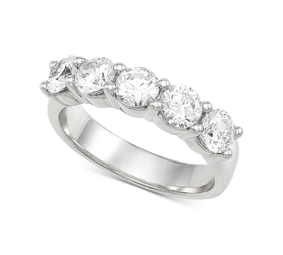 Grown With Love Igi Certified Lab Grown Diamond Anniversary Band (2 Ct. T.w.) In 14k White Or Yellow Gold In White Gold