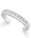 Giani Bernini B. Brilliant Sterling Silver Toe Ring, Cubic Zirconia Channel-set Toe Ring (1/5 Ct. T.w.) In Silver