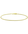 GIANI BERNINI ROPE LINK BRACELET IN 18K GOLD-PLATED STERLING SILVER, CREATED FOR MACY'S