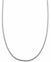 Giani Bernini Box Link 16" Chain Necklace In Sterling Silver, Created For Macy's In Silver