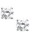 Giani Bernini Cubic Zirconia Sterling Silver Stud Earrings, Created For Macy's In Silver