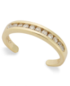 Giani Bernini B. Brilliant Cubic Zirconia Channel-set Toe Ring (1/5 Ct. T.w.) In 18k Gold Over Sterling Silver In Gold