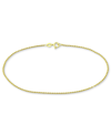 Giani Bernini Twist Rope Ankle Bracelet In 18k Gold-plated Sterling Silver, Also Available In Sterling Silver, Cre In Gold