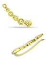 Giani Bernini Infinity Ear Crawler Earrings In 18k Gold Over Sterling Silver Or Sterling Silver In Gold