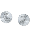 GIANI BERNINI CUBIC ZIRCONIA MOON DISC STUD EARRINGS, CREATED FOR MACY'S