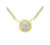 Giani Bernini Cubic Zirconia Framed 16" Pendant Necklace, Created For Macy's In Gold