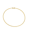 MACY'S SPARKLE CHAIN ANKLE BRACELET, 10" (1-1/2MM) IN 14K YELLOW GOLD OR 14K WHITE GOLD.