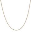 Italian Gold Moon Link 18" Chain Necklace In 14k Gold In Gold
