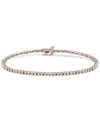 Macy's Diamond Tennis Bracelet (1-1/2 Ct. T.w.) In 10k White Gold In Gold