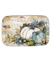 Certified International Harvest Gatherings Rectangular Platter In Blue