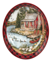 Certified International Lake Retreat Serving Bowl In Multi