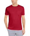 CLUB ROOM MEN'S SOLID POCKET T-SHIRT, CREATED FOR MACY'S