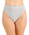 CHARTER CLUB EVERYDAY COTTON HIGH-CUT BRIEF UNDERWEAR, CREATED FOR MACY'S